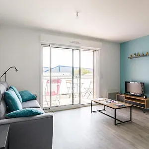  Appartement L'écume - Studio Moderne Avec Grand Balcon Et Place De Parking
